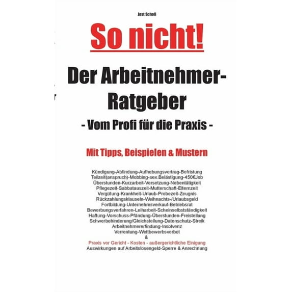 Der Arbeitnehmer-Ratgeber: Vom Profi für die Praxis, (Paperback)