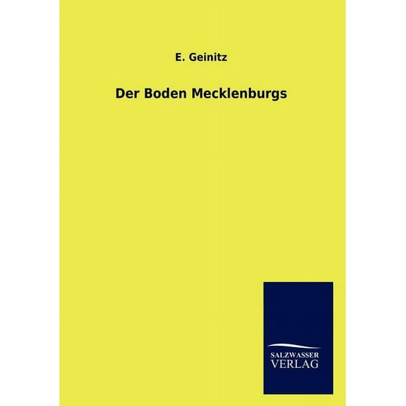 Der Boden Mecklenburgs