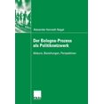 thumbnail image 1 of Der Bologna-Prozess ALS Politiknetzwerk: Akteure, Beziehungen, Perspektiven, (Paperback), 1 of 1