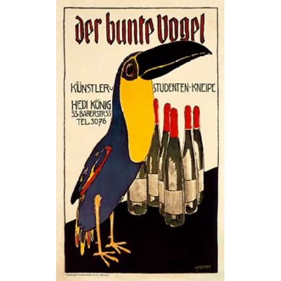 Der Bunte Vogel Poster Print by  Albert Weisgerber