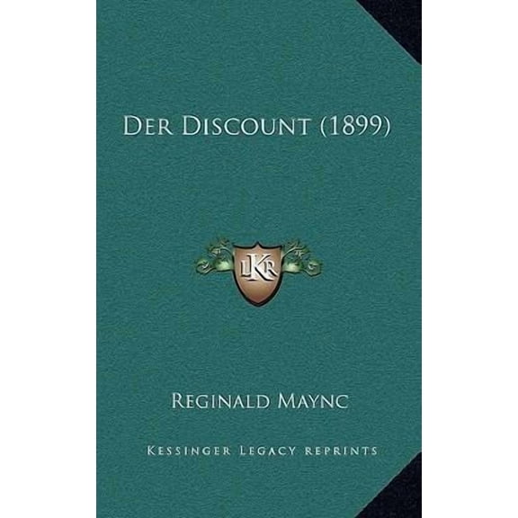 Der Discount (1899) Paperback