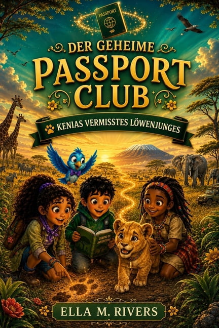 Der Geheime Passport Club: Kenias vermisstes LÃ¶wenjunges, (Paperback)
