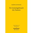 thumbnail image 1 of Der Gemeingebrauch Des Namens (Paperback), 1 of 1