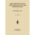 thumbnail image 1 of Der Heutige Stand Der Physiologie Des HÃ¶henklimas, (Paperback), 1 of 1