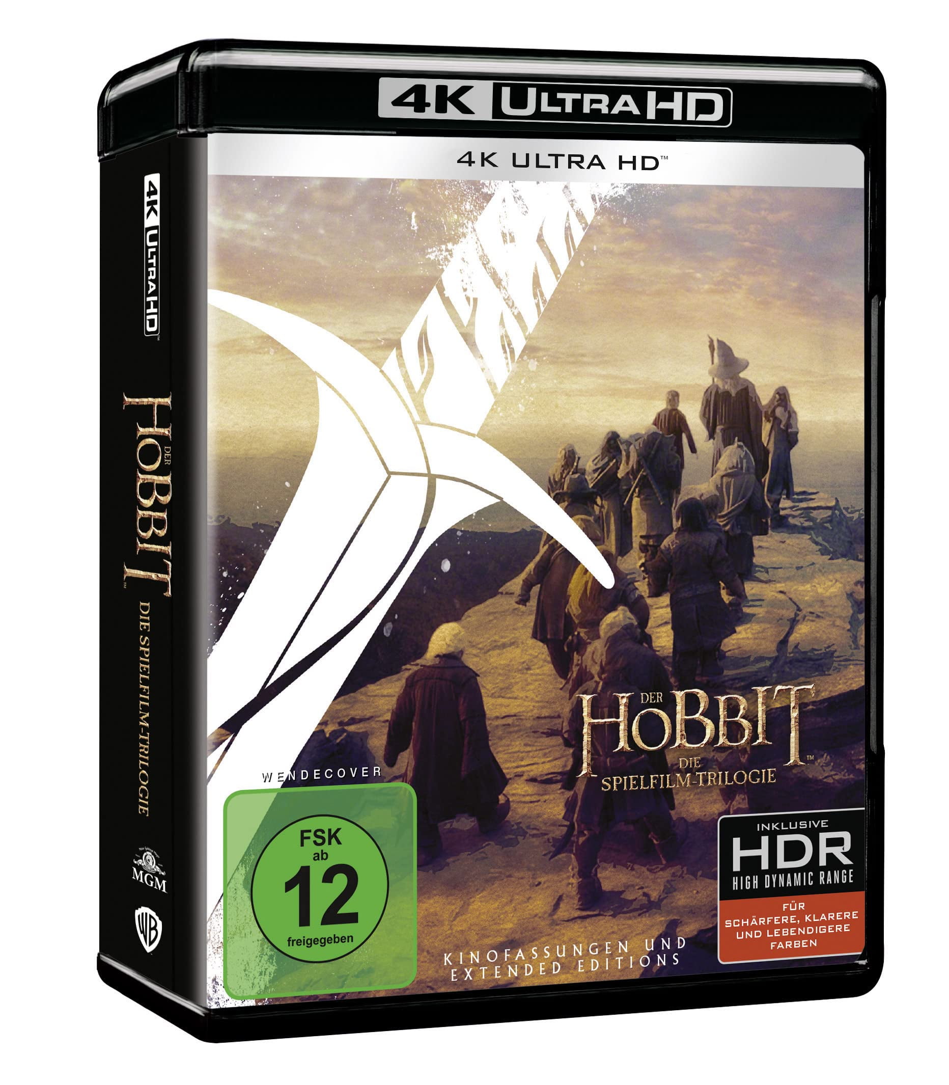 【中古】Der Hobbit - Die Spielfilm Trilogie. Extended Edition: Die Spielfilm Trilogie / Extended Edition Der Hobbit: Die Spielfilm Trilogie - Extended Edition (4K Ultra HD