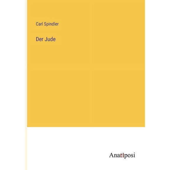 Der Jude, (Paperback)
