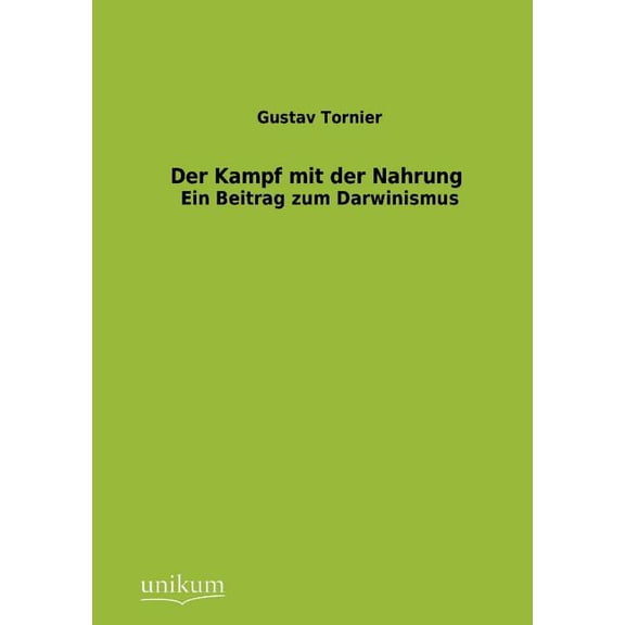 Der Kampf mit der Nahrung (Paperback)