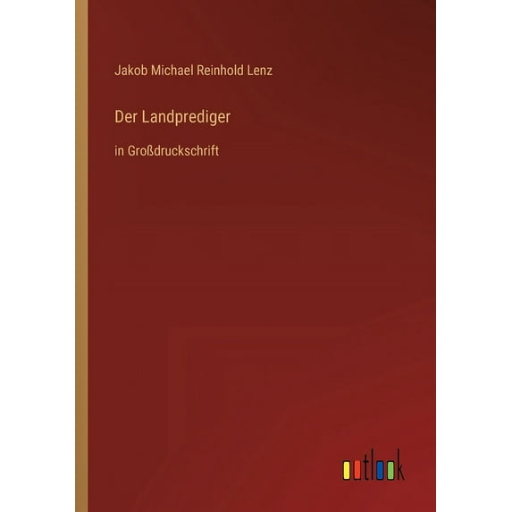 Der Landprediger: in GroÃdruckschrift, (Paperback)
