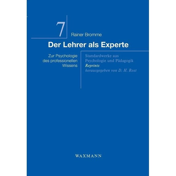 Der Lehrer Als Experte