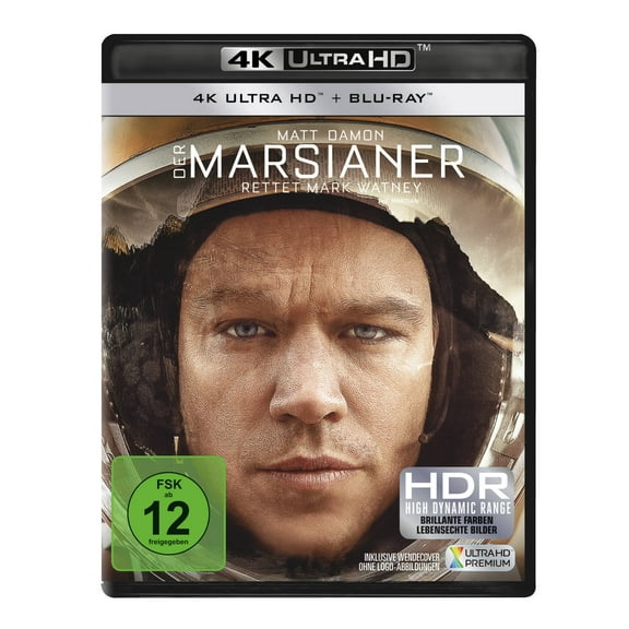 Der Marsianer - Rettet Mark Watney (4K Ultra-HD) (+ Blu-ray) (4K Ultra HD) Matt Damon