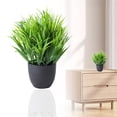 thumbnail image 1 of Der Rose Fake Plants, Artificial Potted Greenery for Home Decor, Small Tabletop Plant for Living Room, Office & Shelf, 1 of 9