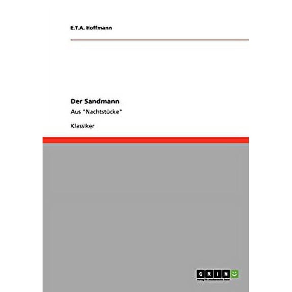 Der Sandmann: Aus "Nachtstcke" (German Edition)