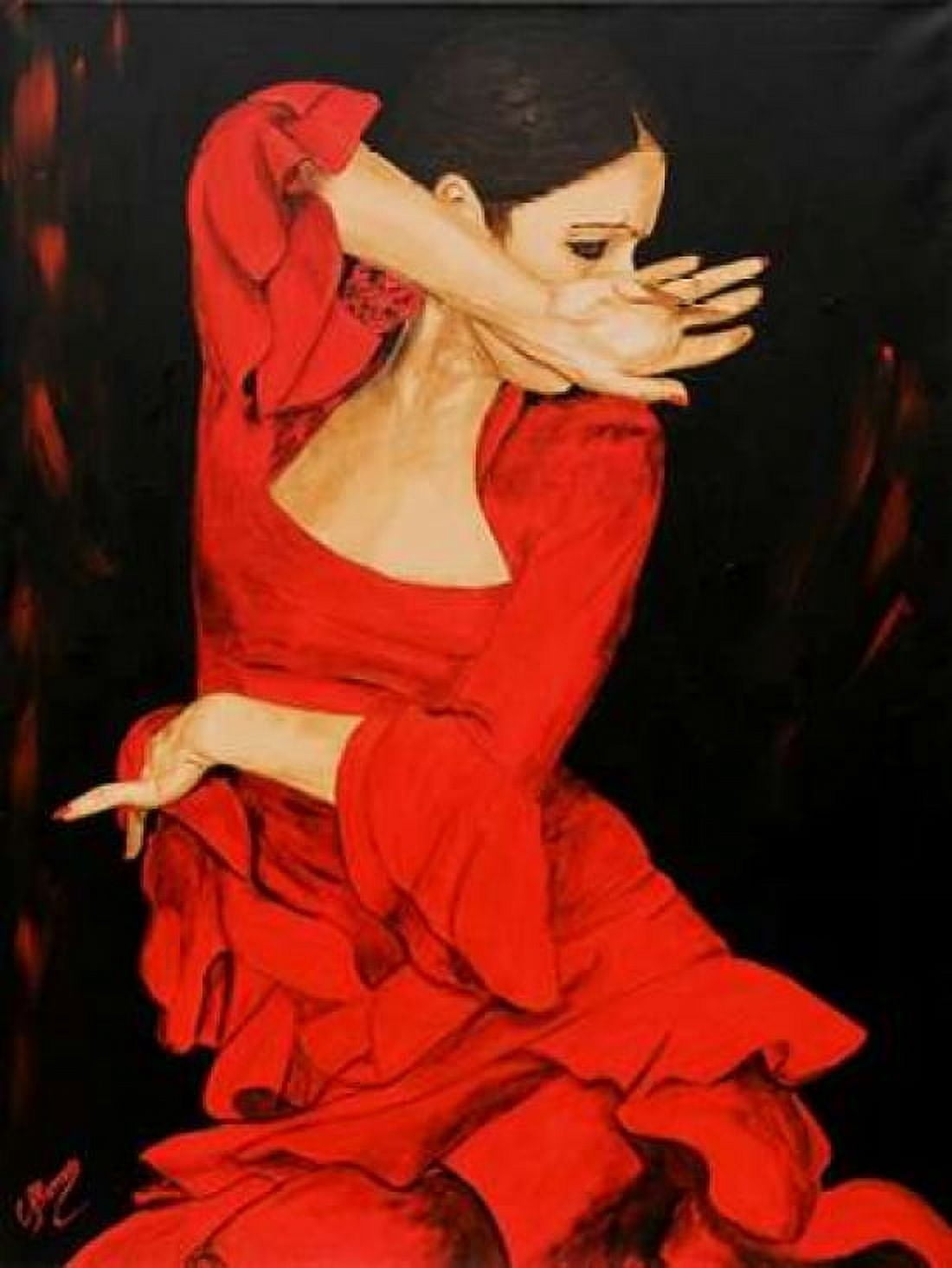 Der Schwung Canvas Art - Carolina Alonso (18 x 24)