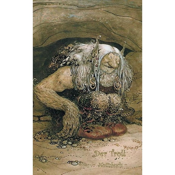 Der Troll - Notizbuch (Trolle und Goblins): Notebook, Fantasy, Fantasie, Fee, Mrchen, Saga, Sage, nordisch, Elfen, verz, (Paperback)