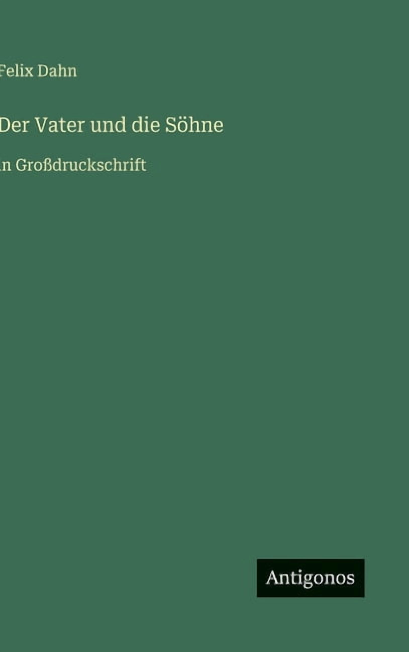 Der Vater und die SÃ¶hne: in GroÃdruckschrift, (Hardcover)