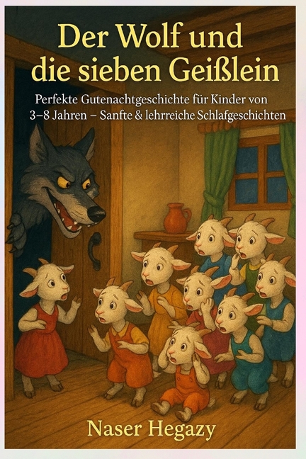 Der Wolf und die sieben GeiÃlein: Perfekte Gutenachtgeschichte fÃ¼r Kinder von 3-8 Jahren - Sanfte & lehrreiche Schlafges, (Paperback)