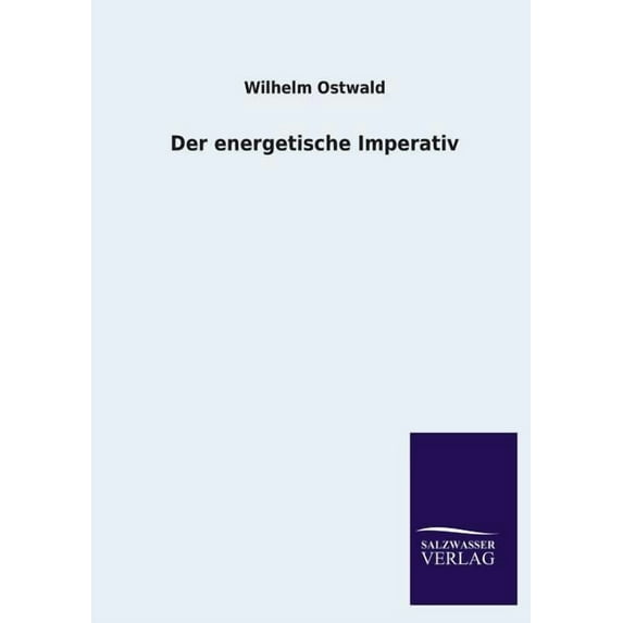 Der energetische Imperativ (Paperback)