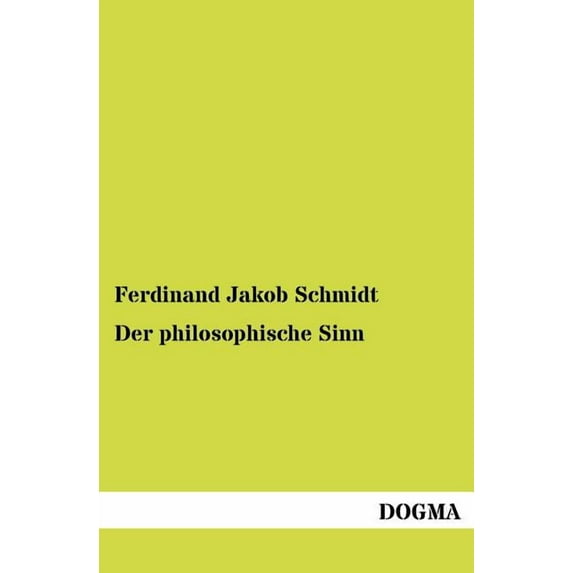 Der philosophische Sinn (Paperback)