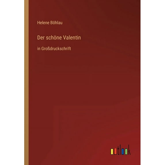 Der schöne Valentin : in Großdruckschrift (Paperback)
