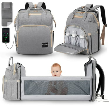 Baby Diaper Bag Backpack with Changing Station,Waterproof Changing Pad ...