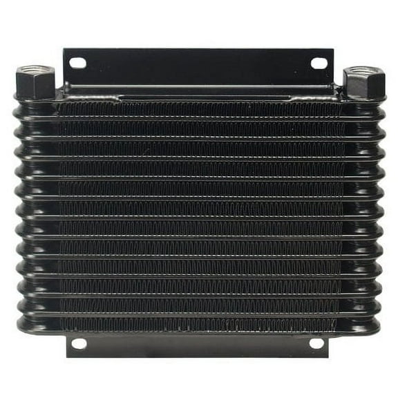 Derale 13613 Series 9000 Plate and Fin Transmission Oil Cooler,Black