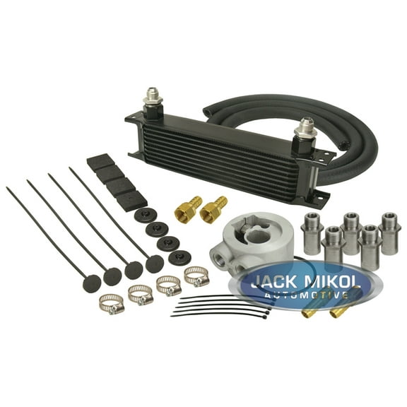 Derale 15602 Engine Oil Cooler With Sandwich Adapter Kit Fits select: 1975-2018 FORD F150, 1999-2018 CHEVROLET SILVERADO