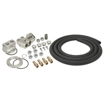 Derale Oil Filter Relocation Single Mount Side Ports Derale Oil Filter Relocation Single Mount Side Ports