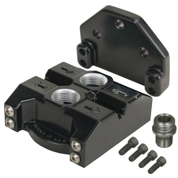 Derale 35708 Premium Engine Oil Filter Remote Mounting Kit Fits select: 1975-2018 FORD F150, 1999-2018 CHEVROLET SILVERADO