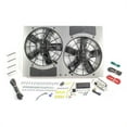 thumbnail image 1 of Derale 66831 PWM Dual RAD Fan/ Aluminum Shroud Assembly, 1 of 5