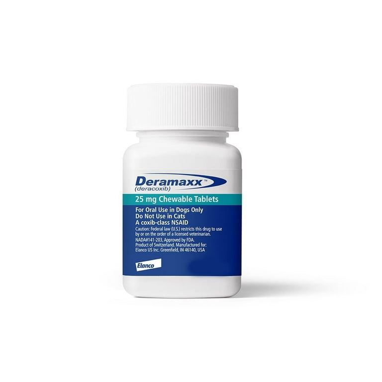 Deramaxx (deracoxib) Chewable Tablets for Dogs, 25mg