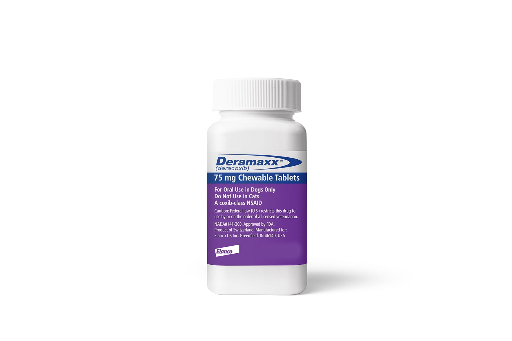 (90 pack) Deramaxx (deracoxib) Chewable Tablets for Dogs, 75mg