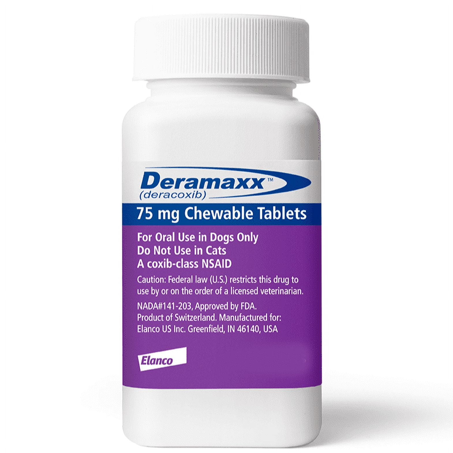 Deramaxx - 30 tablet bottle (75mg)