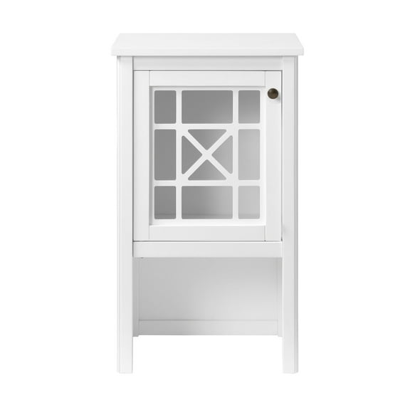 Alaterre Furniture Derby 17"W X 29"H Deluxe Bath Storage Hutch