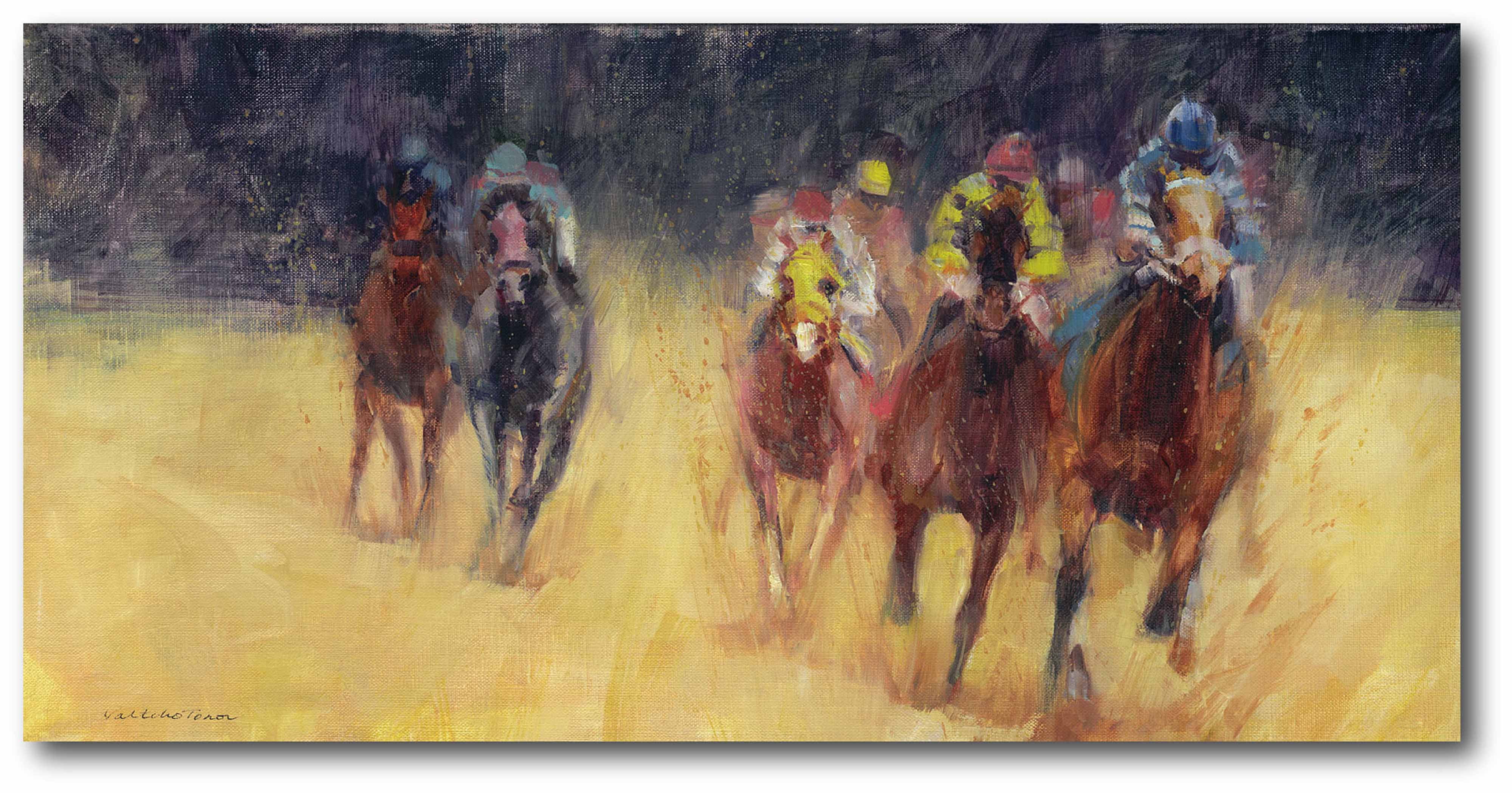 Derby 2016 Gallery-Wrapped Canvas Wall Art, 12x24