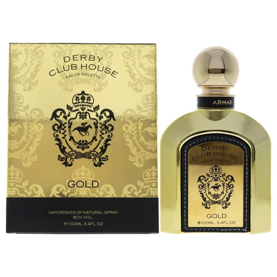 Derby Club House Gold by Armaf for Men - 3.4 oz EDT Spray