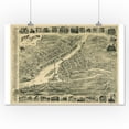 thumbnail image 1 of Derby, Connecticut - Panoramic Map (16x24 Giclee Gallery Print, Wall Decor Travel Poster), 1 of 1