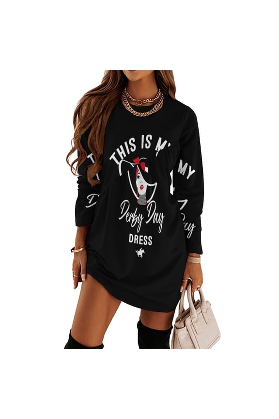 Derby Day 2022 derby day dresses This Is My Derby Day Dress Long Sleeved Dress dress for women summer Long