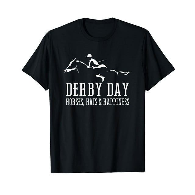 Derby Day Horse Silks and Hats Jockey Kentucky Horse Racing TShirt
