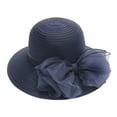 thumbnail image 1 of Derby Hats for Women 2026 Women's Elegant Organza Kentucky Fascinator Summer Lightweight Trendy for Church, Tea Party, Weddings Hats, Navy, 1 of 2