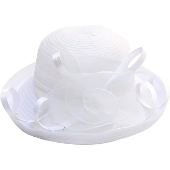 Women's Derby Church Fascinator Flower Tea Party Hat for Summer Travel Wedding