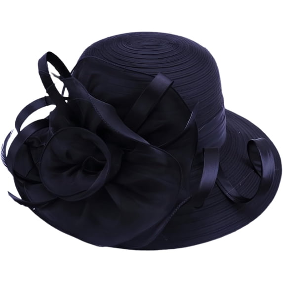 Derby Hats for Women: Women Church Hats, Summer Travel Wedding Church Fascinator Flower Hat, Tea Party Hat