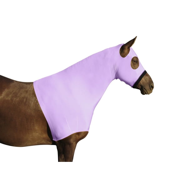 Derby Originals Comfort Stretch Lycra Sleazy Hood with Zipper Closure- Plum Purple, Medium Sized