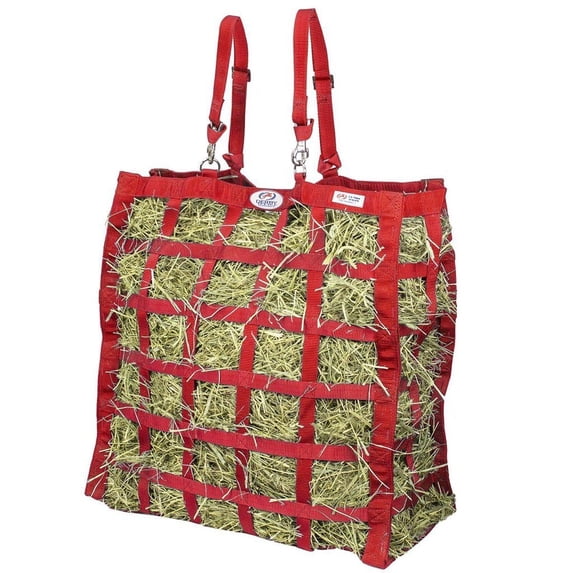 Derby Originals Easy Feed Slow Feed Hay Bag with Patented Four Sided Design