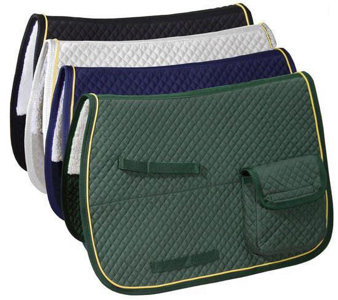 Derby Originals English Saddle Pad with Pockets for Trail Rides