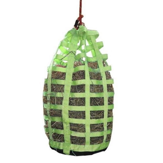 Derby Originals Go Around Open Sided Slow Feed Hay Bag - Lime Green