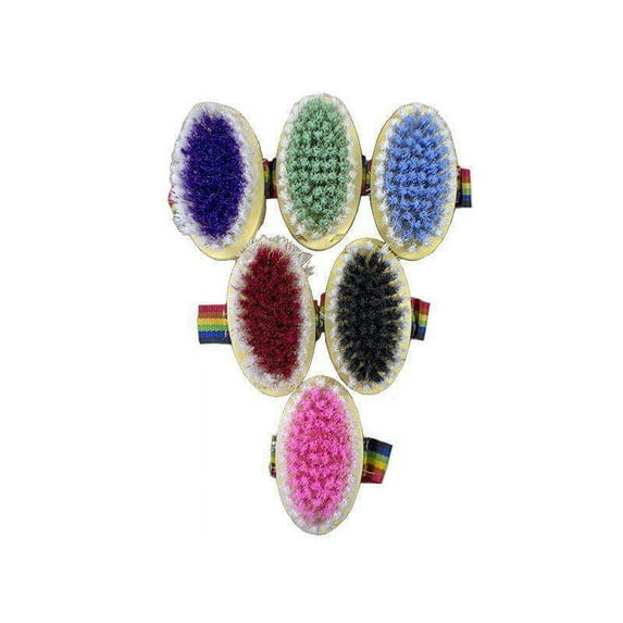 Derby Originals Horse Medium Body Brush with Two-Tone Bristles