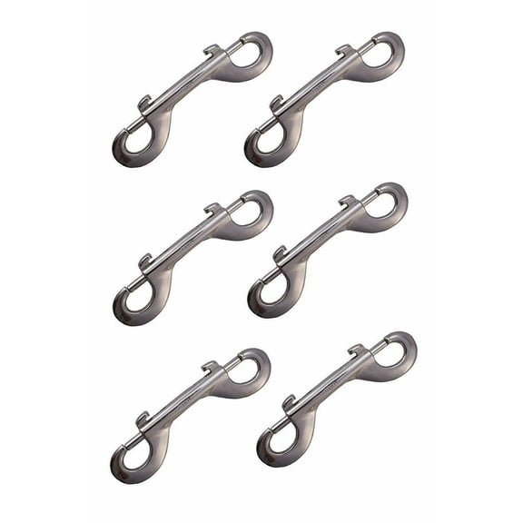 Derby Originals Nickel Plated Double Ended Bolt Snap Lot of 6