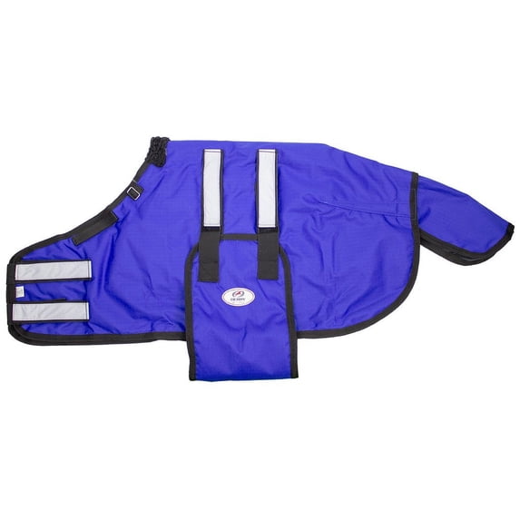 Derby Originals No Hardware 600D Medium Weight Winter Foal Mini Horse Turnout Blanket 150g- Royal Blue, Small (30-36")