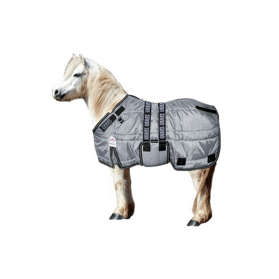 Derby Originals Nordic Tough Closed Front 420D Water Resistant Winter Mini Horse and Pony Stable Blanket 200g Medium Weight