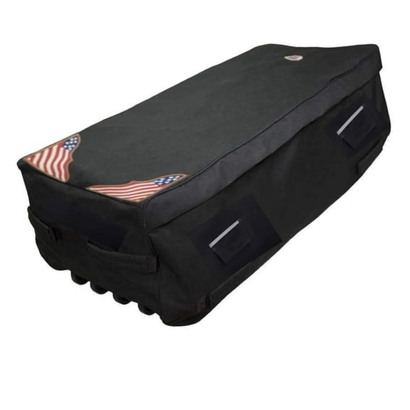 Derby Originals Patented Rolling Bale Bag with Ventilation Windows and Patriotic Leather Accents